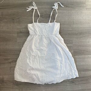 Show Me Your MuMu Cream Sleeveless Dress